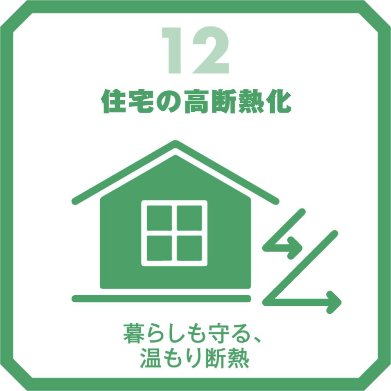 住宅の高断熱化